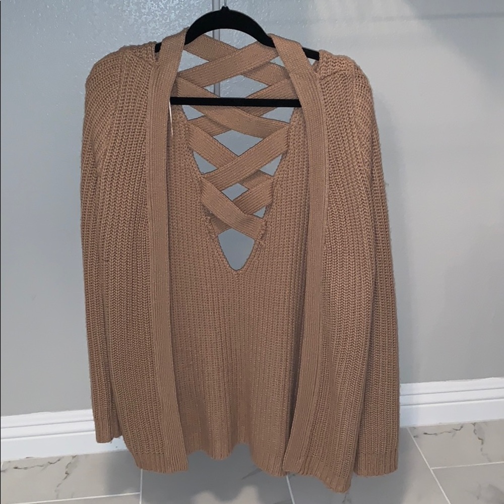 Cozy brown sweater